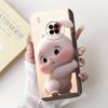 For Huawei Y9A Case Cover Luxury Fashion Flowers Kawaii Cute Cat Shockproof Phone Case For Huawei FRL-22 FRL-23 FRL-L22 FRL-L23
