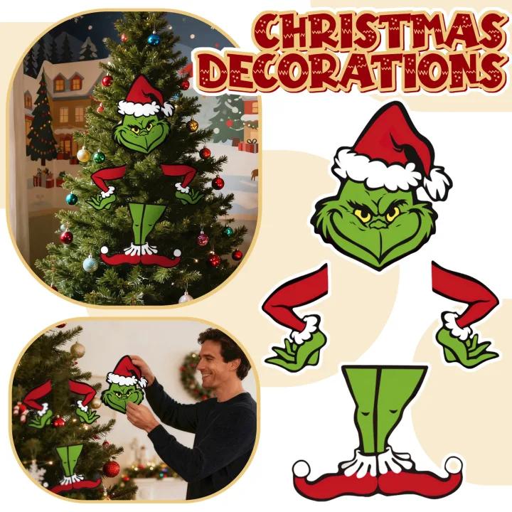 

Christmas Tree Pendant Decoration Yard Decoration Arrangement Card Decoration Fun Pendant One Size