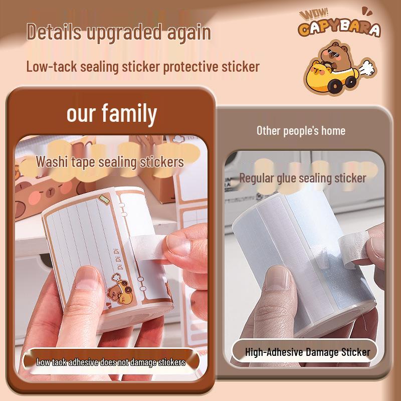 Kaba Bear Adhesive Correction Sticky Notes for Students