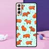 Capybara  lovely animal Phone Case For Samsung Galaxy S25 Ultra S23 S20 S21 S22 S24 FE S9 S10 Plus S24 Ultra Cover