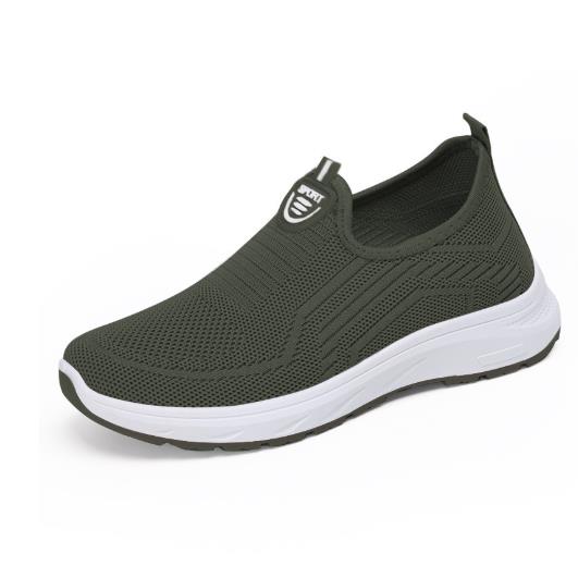 Fashion Casual Shoes, Women's Lightweight and Breathable Large-sized Flat Shoes, Sliding Shoes, Outdoor Sports Tennis Shoes