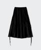 MUSINSA STANDARD WOMAN Women'S Nylon Luchid Long Skirt [Black]