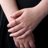Hot Selling Fashion Design Waterproof 18k Gold Plated Stainless Steel Wave Rings for Women Jewelry