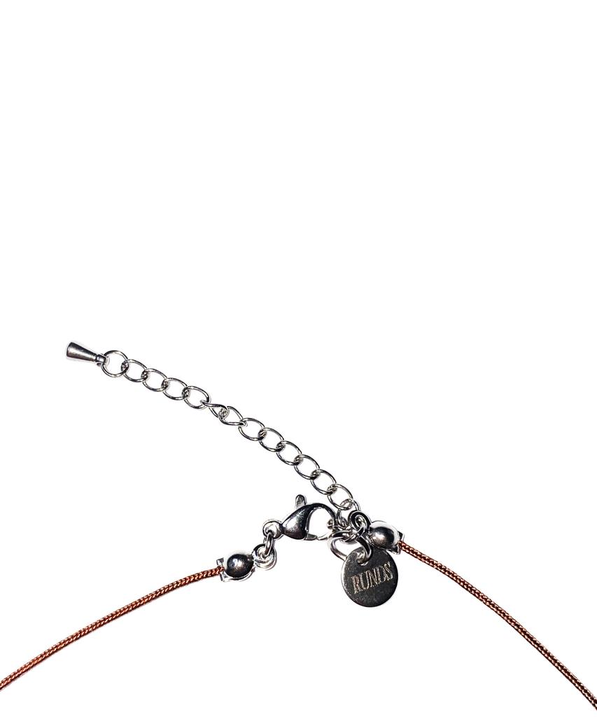 Runds Brown Gemstone Necklace