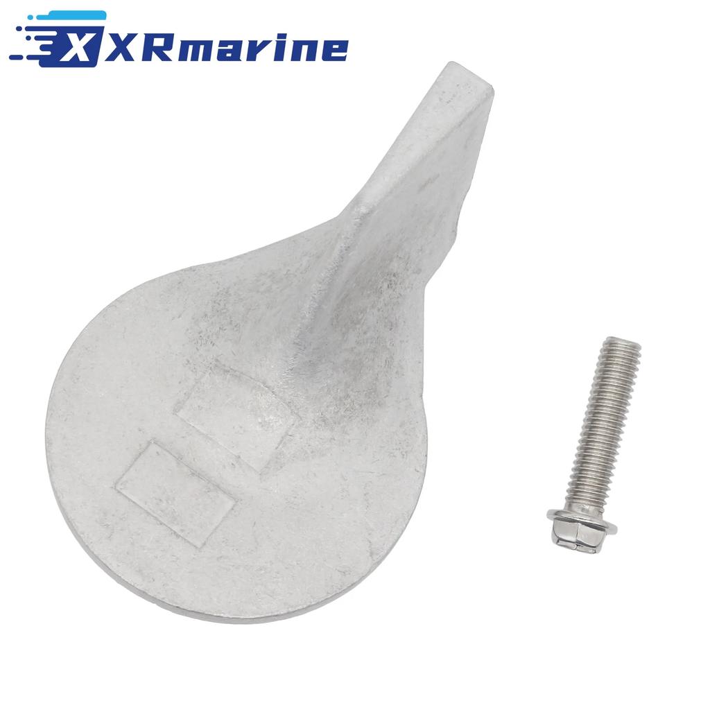822777Q1 Trim Tab Anode with Bolt for Mercury Marine 40 50 65 70 90 100 115 125 135 140 150 HP Outboard 46399A1 31640Q4