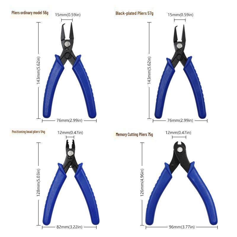 Multi-Purpose Jewelry Wire Repair Pliers with PVC Handle
