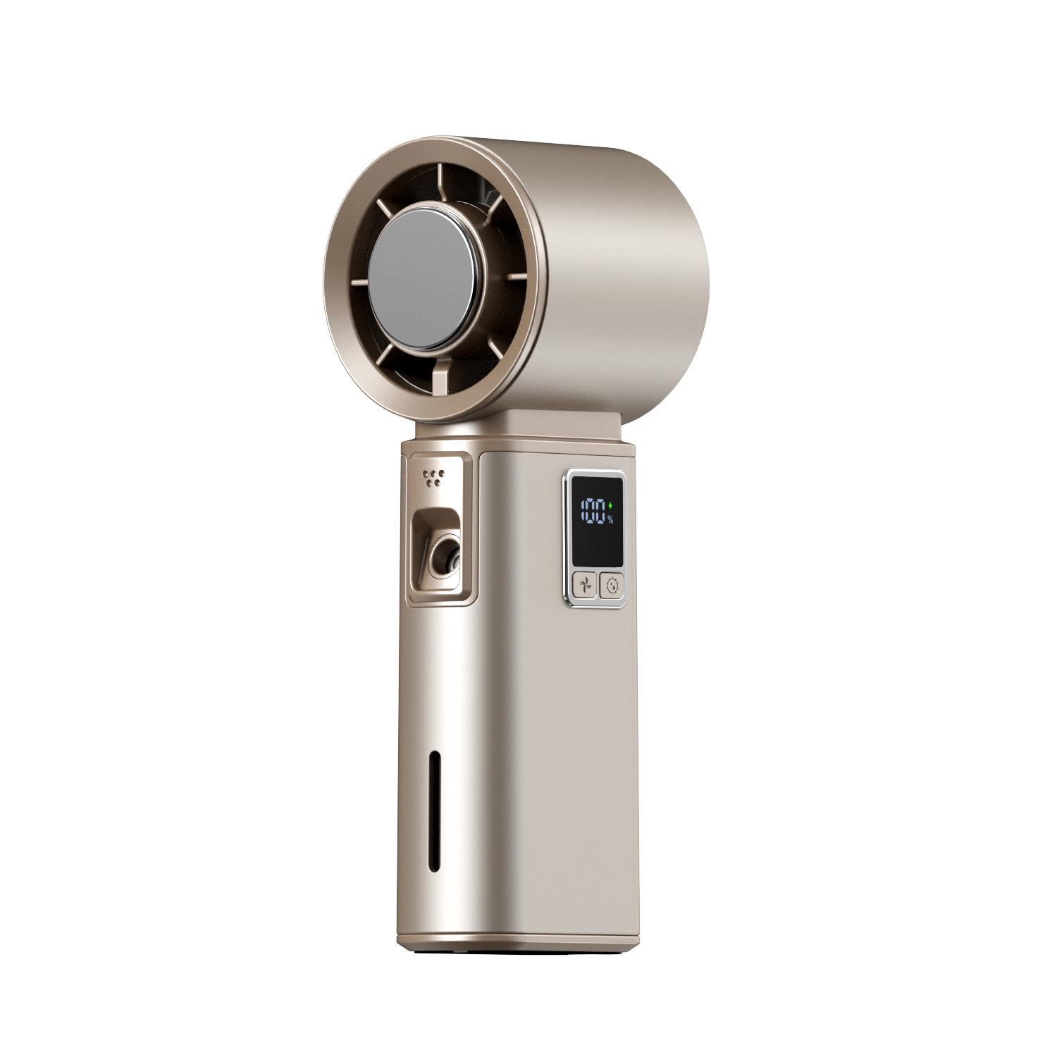 

Alyster HX-F531 Handheld High-Speed Ice Pack Fan with USB Charging 60x60x169.5mm
