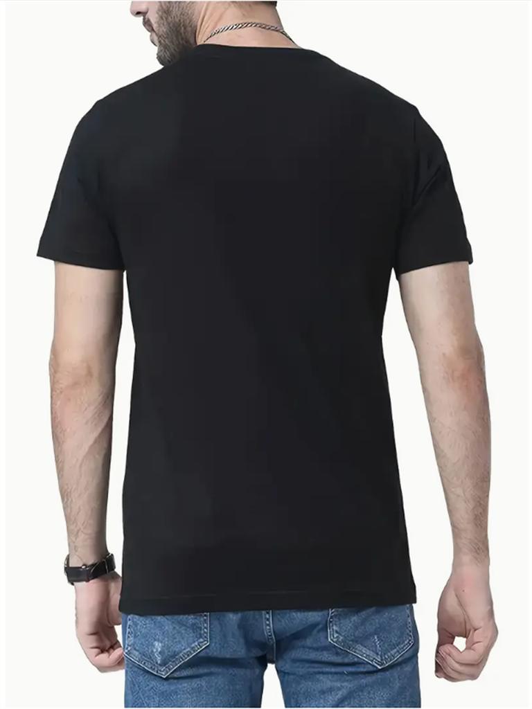 Men's Summer Quick-drying Sports Fashion Printed Short-sleeved Teens Loose and Comfortable Running Casual T-shirt