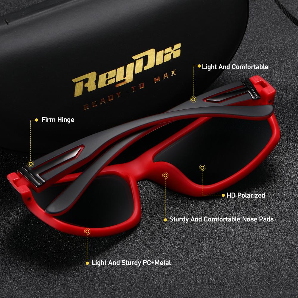 ReyDix Unisex polarized anti-sand sports riding sunglasses, UV400