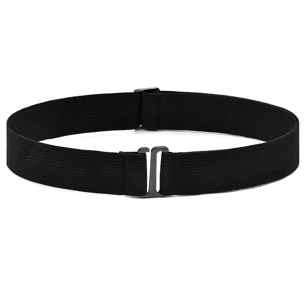 Cinturón de Moda para Mujer Hebilla Invisible Cómodo Cinturón Elástico para Mujeres Hombres Cinturón Ajustable para Jeans Lujo