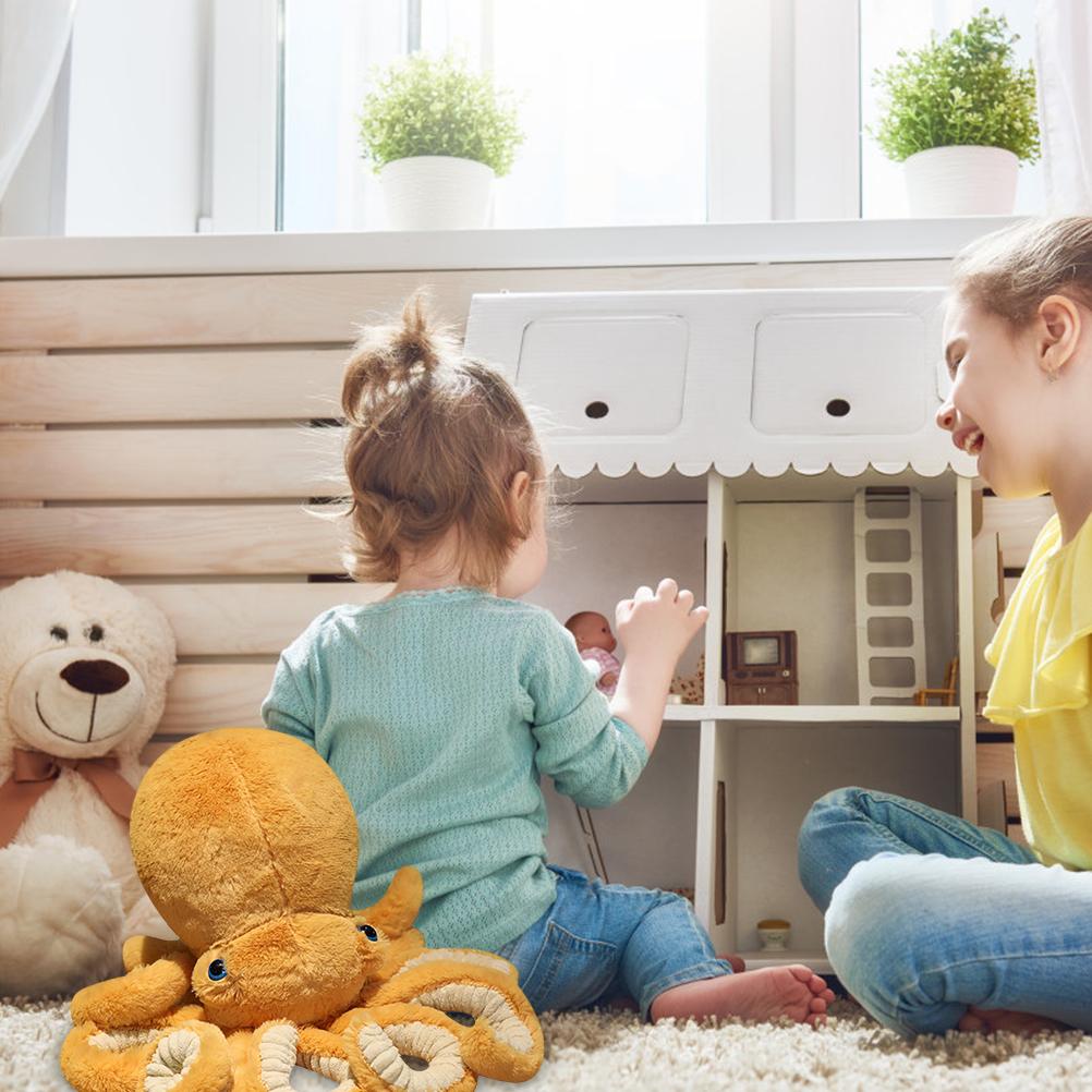 30CM Pernă Minunată Simulare Caracatiță Jucărie de Pluș Păpușă Animal Cadouri pentru Copii Moale Accesorii pentru Casă