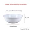 Classic Large White Enamel Basin for Washing, Mixing, and More: Thickened Design for Kitchen Use