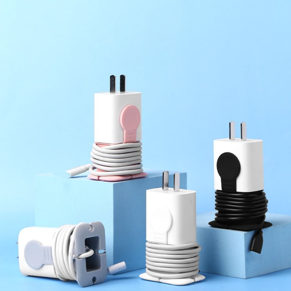 18W/20W Charger Silicone Protective Case 2 in 1 Cable Storage for iPhone