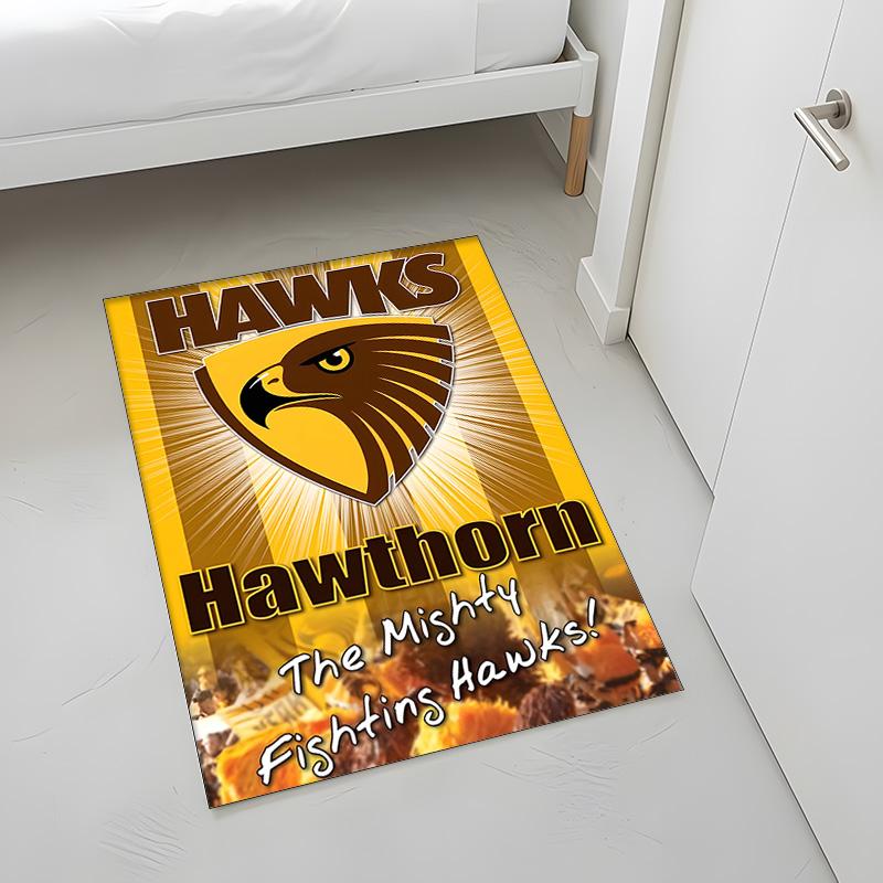 Hawthorn Hawks (1) Teppich Geeignet Für Wohnzimmer Schlafzimmer Computerräume Essbereiche Und Platzierung Unter Tischen Und Stühlen Auch Eine Ideale Wahl Für O