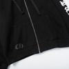 2024 Autumn/Winter Unisex CH Chrome Hoof Sanskrit Print Hooded Zipper Jacket