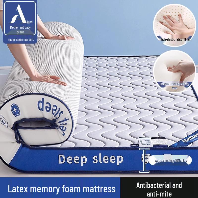 Latex Memory Foam Mattress Soft Pad for Home, Dorm, or Rental Use – Ideal for Single Tatami Beds