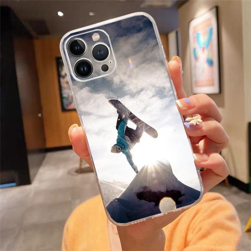 

Phone Case For iphone 17 Air 17 Pro Max 16 15 14 13 Pro Max 15 16 Pro 15Plus Snow Die Ski Snowboard Sport iphone 13