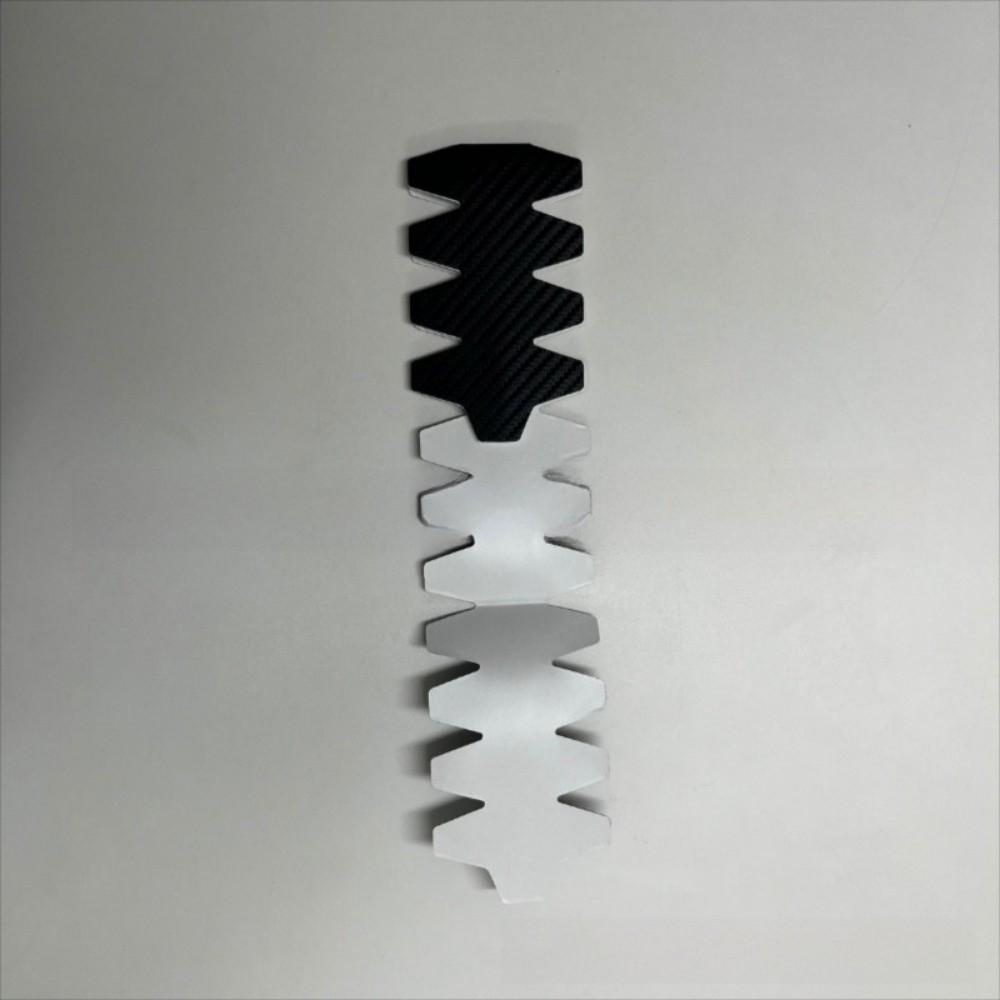PU Beach Rackets Head Sticker Reduce Impact and Friction Scratch Prevention Rackets Frame Protection Tape Black Transparent