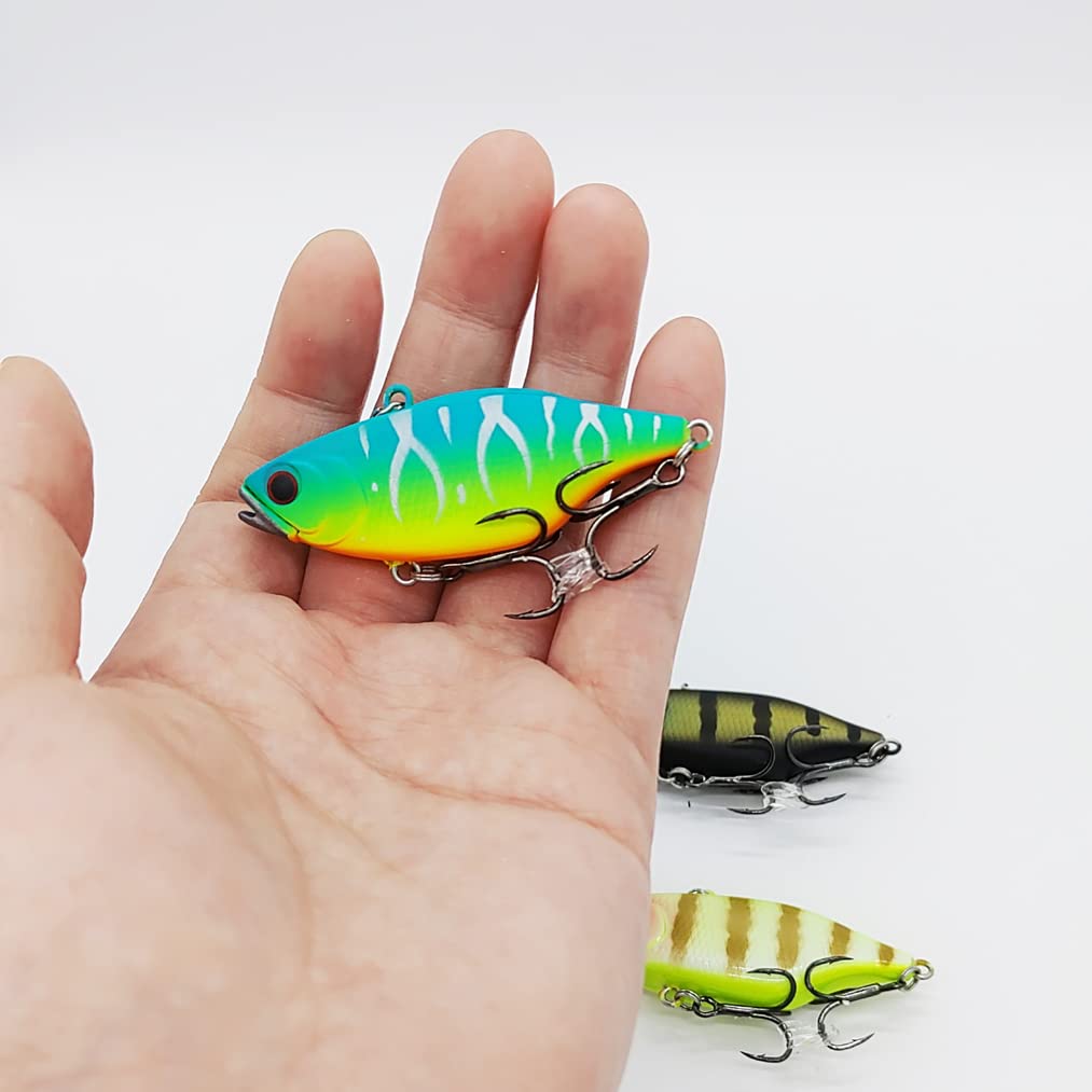 Lip Weight Vibration 60mm 12g Out Metal Bass Fishing of 5 [PB Lure] (Set Colors)