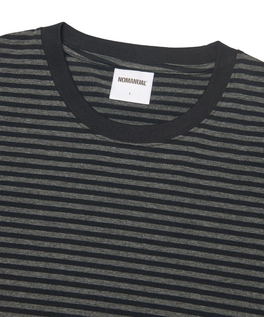 Nomaenyueol Nm Crop Border T-Shirt - Black