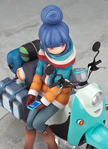Alter Laid-Back Camp Shima Rin with Scooter 1/10 Scale Complete Figure