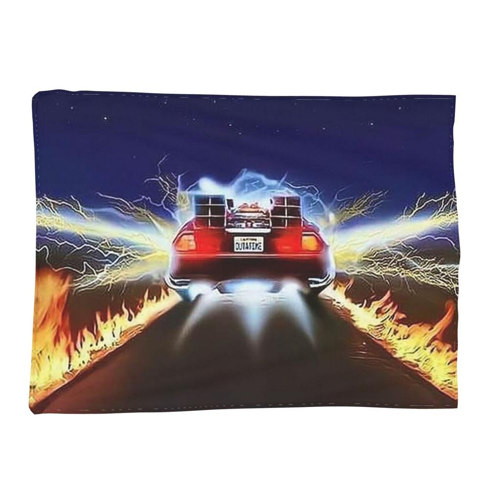 Flux Capacitor Back To The Future Blanket Soft Warm Flannel Throw Blanket Plush for Bed Living Room Picnic Travel Home Sofa