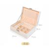 Double Jewelry Box Large Capacity Leather Jewelry Storage Box with Lock Earrings Jewelry Ring Necklace Bracelet Storage Box