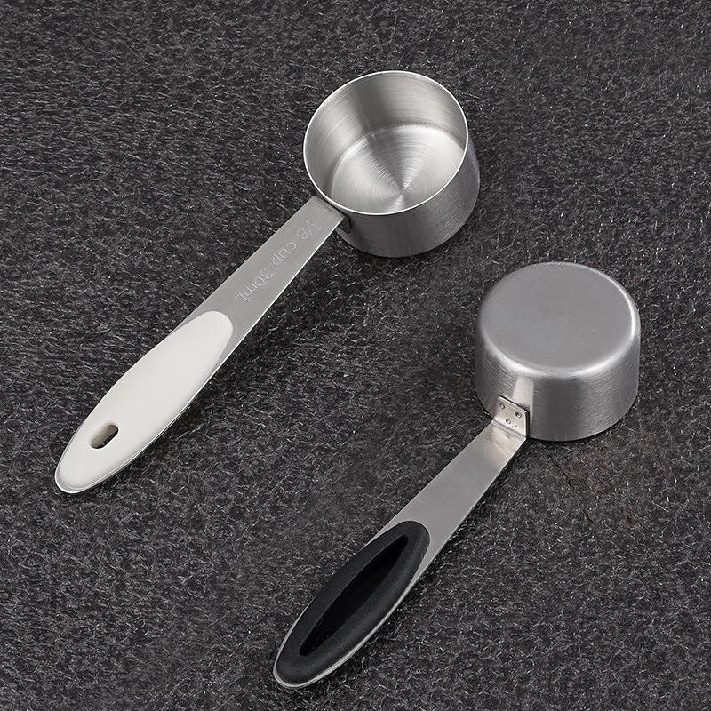 Stainless Steel Coffee Spoon Powder Measuring Spoon Milk Powder Long-handled Coffee Bean Measuring Spoon Milk Tea Powder Spoon