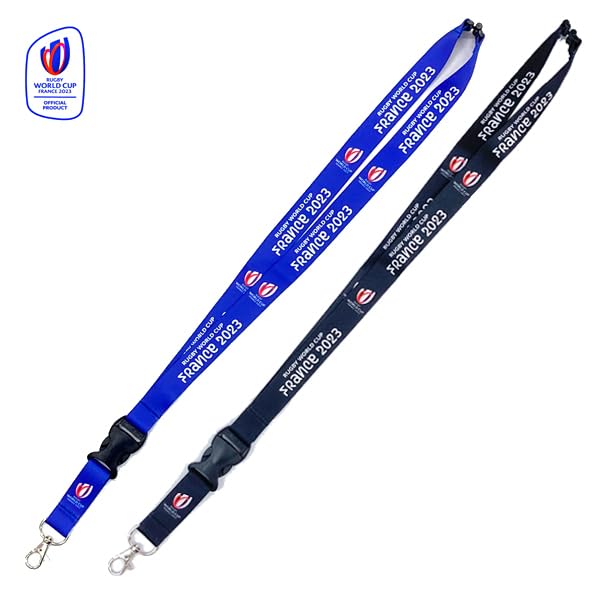 Popruh na krk Rugby World Cup 2023 Modrá verze. Oficiální zboží