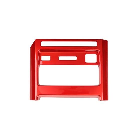 Pour Kia PV5 2025-2026 Conduite à gauche ABS 1 pièce Cache-port de charge rangée avant Garniture 2 pièces Cache-console centrale rangée avant Garniture Accessoires de voiture