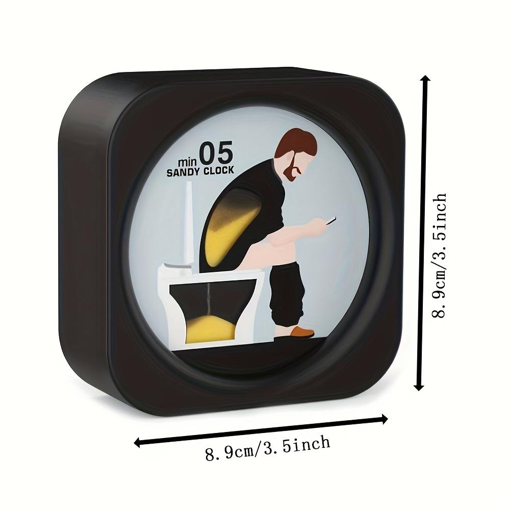 1pc Funny 5Minute Santa Christmas Bathroom Prank Gift for Men, Husband Dad No Batteries Needed, Durable Plastic Novelty Gag Gift for Holidays,