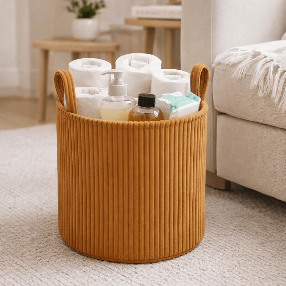 Folding Clothes Toys Organizer Large Capacity Sundries Organizer Storage Hamper Balcony