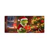 480CM*210CM/Christmas Garage Door Stickers Decorative Hanging Cloth Holiday Party Layout Door Stickers Tapestry Cloth Hanging Cloth Garage Decoration