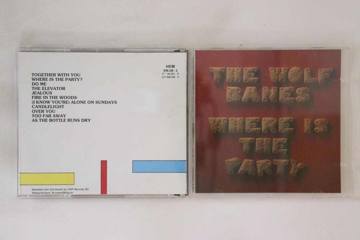 

CD WOLF BANES Where Is The Party 6561262 HKM 1989 Japan Rock Used