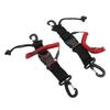 2Pcs Scuba Diving Lanyard Stainless Steel Spring Coiled with Quick Release Buckle for Camera Light Red