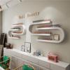 Espositore a Parete a Forma di U per Smalti e Scaffale per Gel per Saloni
