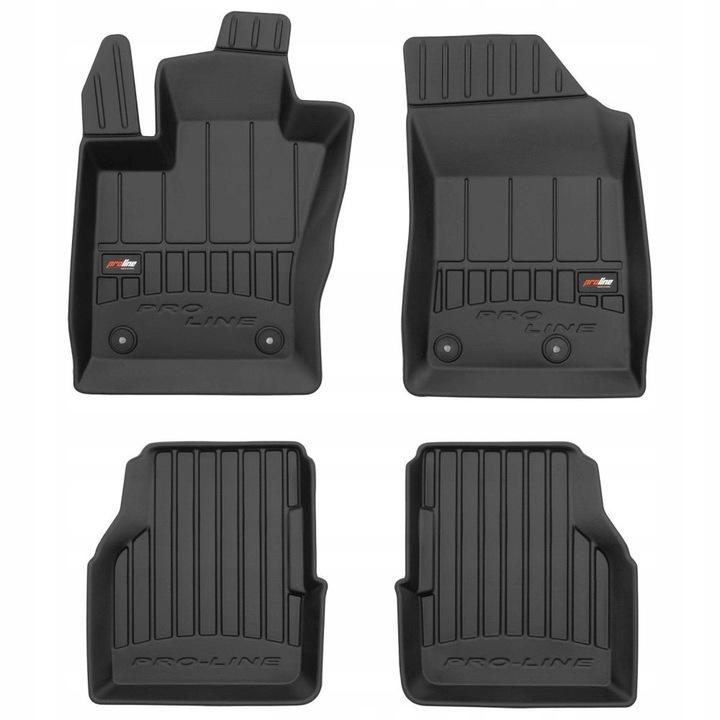 Rubber Mats Fiat 500E 2 From 2020- Trough 77