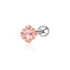Pink Stone Surgical Piercing