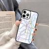 London Underground Tube Map Phone Case Cover for iPhone 17 Air 16 16e 15 13 14 11 12 Pro Max Plus coque fundas Shell