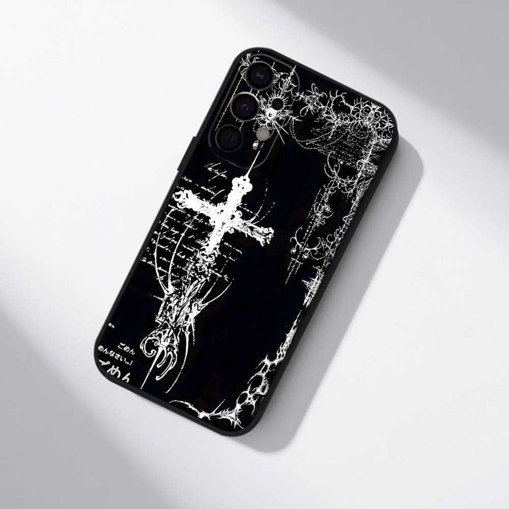 Gotische Coquette Cybersigilismus Handyhülle Für Samsung S25,S24,S21,S22,S23,S30,Ultra,S20,Plus,Fe,Lite,5G Schwarze Hülle