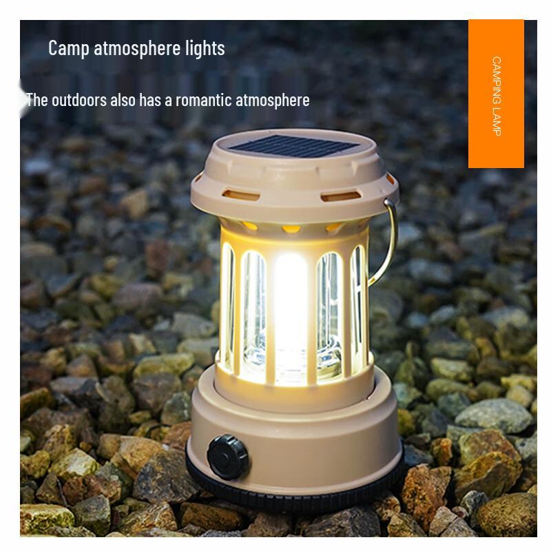 Portable Solar & Lithium Battery Camping Lantern
