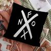 Rock band N-NOFX Retro Cushion Cover Pillowcase Upholstery Sofa Throw Pillow Home Decor Pillowcas