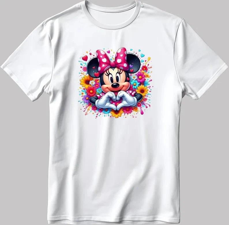 Minnie Cute New White T Shirt S