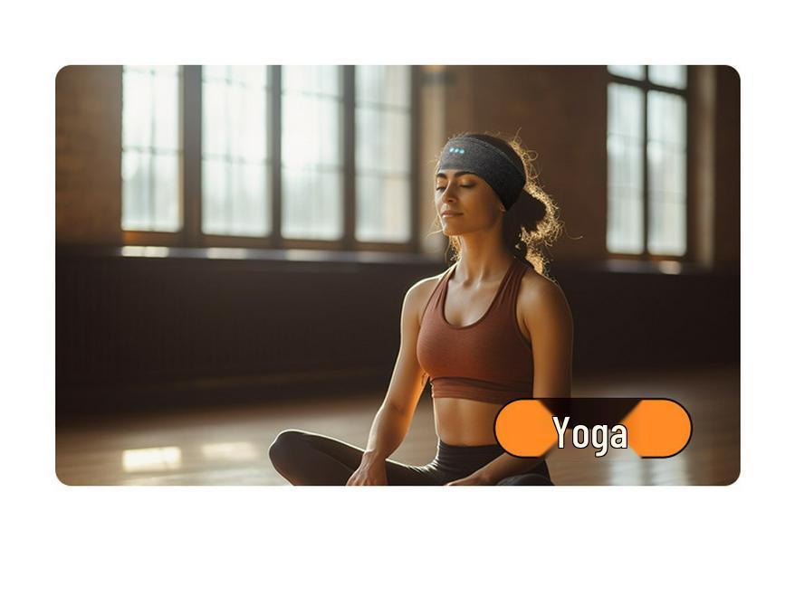 Wireless Music Sleep Eye Mask & Sweat-Wicking Bluetooth Headband for Outdoor Sports