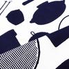 Somen Anbo Tenugui "Cooking Utensils Wagashi Navy" Hand-dyed 100% Cotton Tokoka Made In Japan 35cm X 100cm A Design Inspired by Traditional Japanese