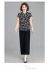 2026 Stylish Printed Short-Sleeve Top for Middle-Aged and Elderly Women - Loose, Slimming, Versatile.