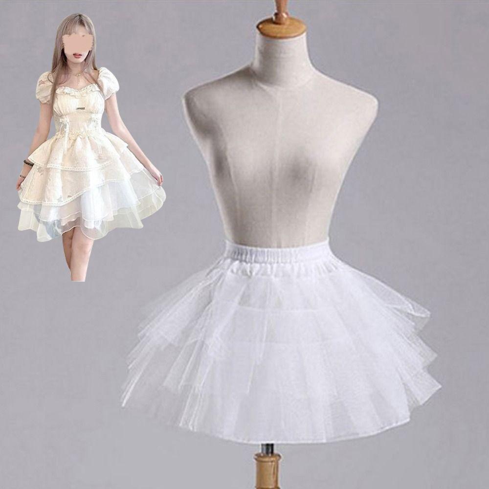 A-line Shape Underskirt Crinoline White Crinoline Skirt Fashion Flower Dress Accessories
