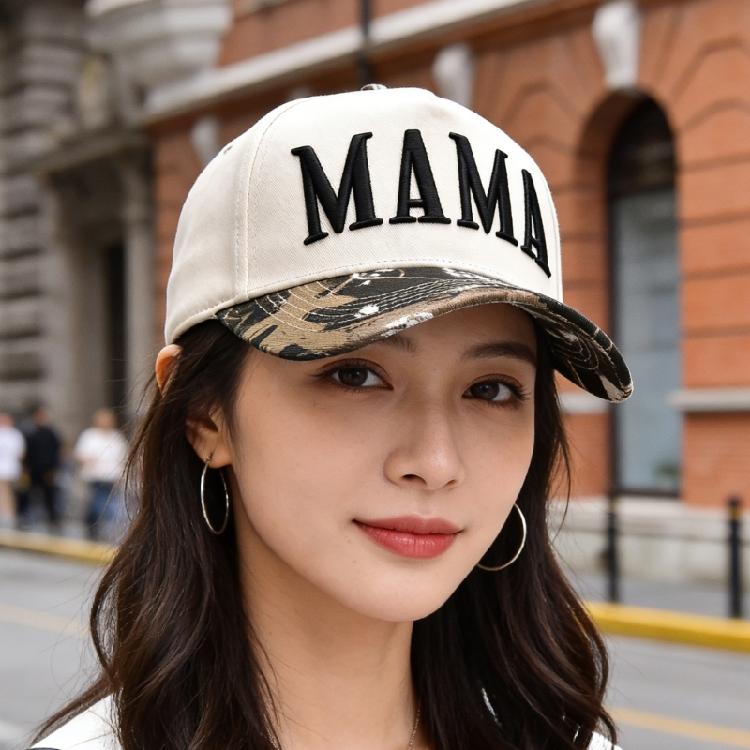 Comfortable Embroidery Letter Sun Cap Adjustable Design Baseball Hat For Sun Protections Outdoor Sport Activity Headwear