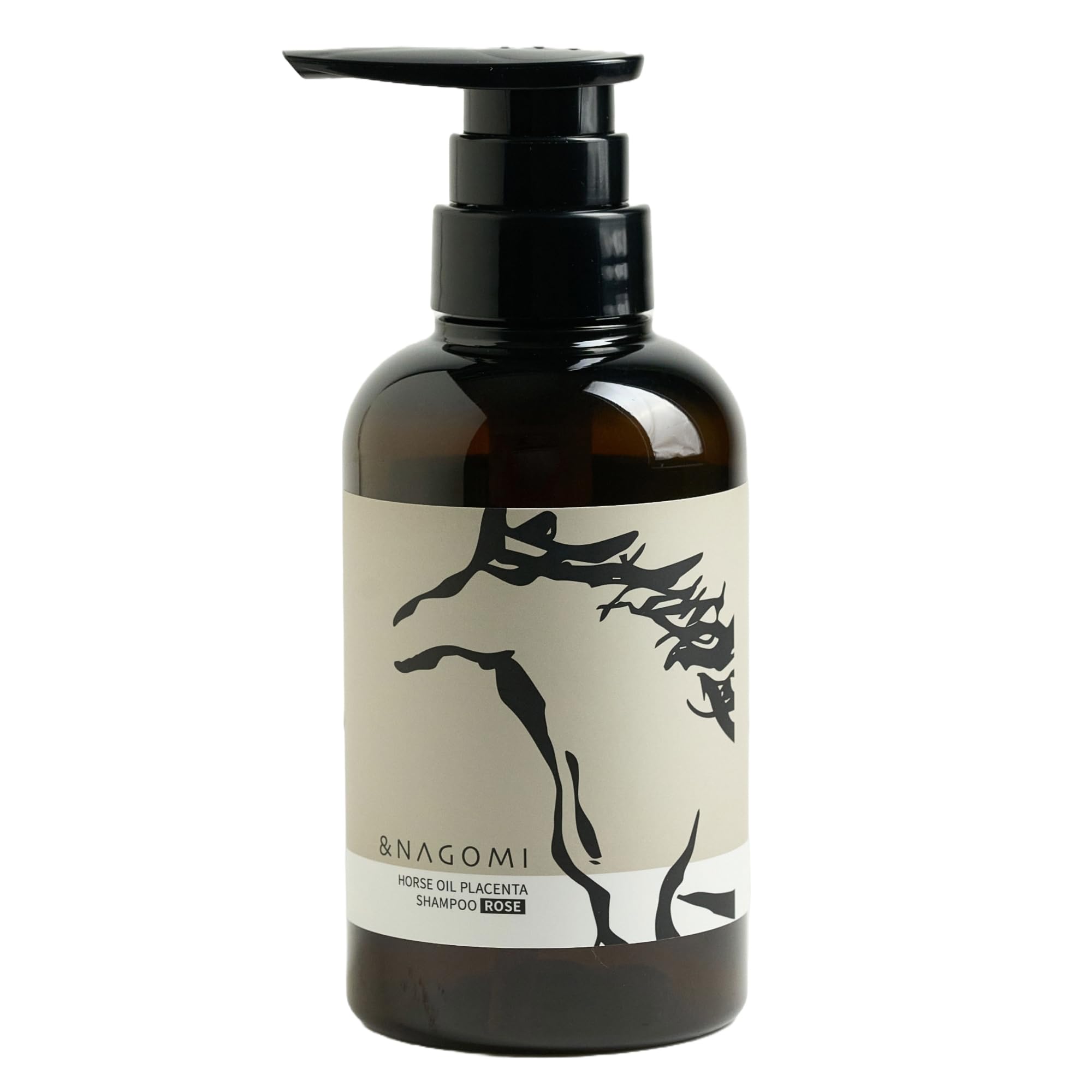 

Horse oil shampoo containing thoroughbred horse placenta extract [Made in Japan] Aging care for hair and scalp [&NAGOMI] 300ml