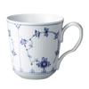 [Authentic Import] Royal Copenhagen Blue Fluted Plain Pair of Mug Cups, Small, 280ml, Wedding Gift, Present 1017171